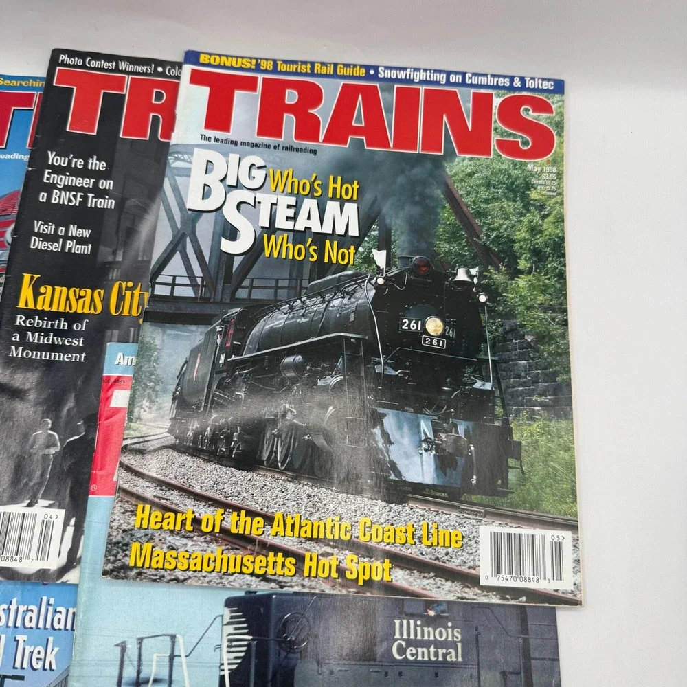 Trains Magazine collection vintage